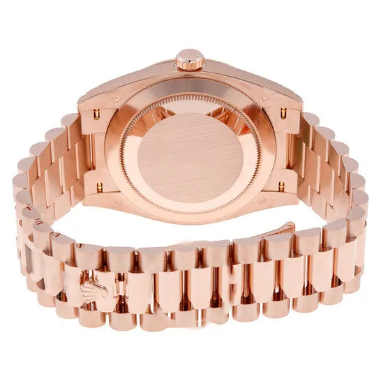 JMS always Original Rolex DayDate 40 Chocolate Dial 18K Everose Gold President Automatic Mens Watch 228235CHDP PreStyled Sets