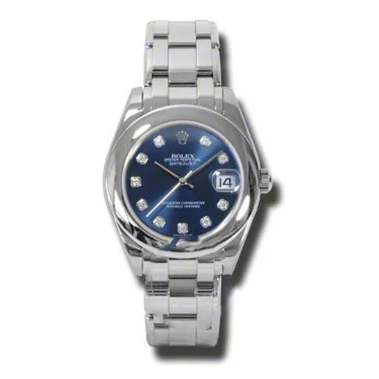 JMS always PreStyled Sets Original Rolex LadyDatejust Pearlmaster Blue Diamond Dial 18K White Gold Automatic Ladies Watch 81209BLDPM JMS always PreStyled Sets Original Rolex LadyDatejust Pearlmaster Blue Diamond Dial 18K White Gold Automatic Ladies Watch 81209BLDPM
