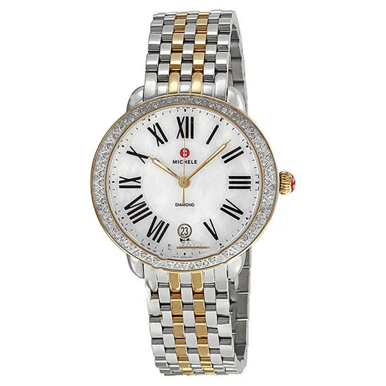 JMS always Rings Original Michele Serein Mother of Pearl Dial Twotone Ladies Watch MWW21B000007 JMS always Rings Original Michele Serein Mother of Pearl Dial Twotone Ladies Watch MWW21B000007
