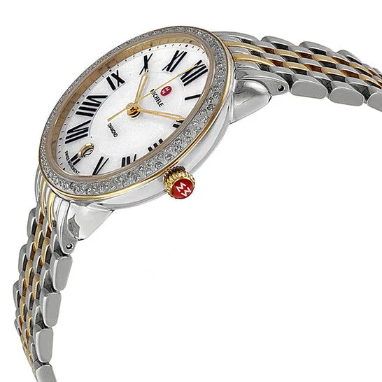 JMS always Rings Original Michele Serein Mother of Pearl Dial Twotone Ladies Watch MWW21B000007 JMS always Rings Original Michele Serein Mother of Pearl Dial Twotone Ladies Watch MWW21B000007