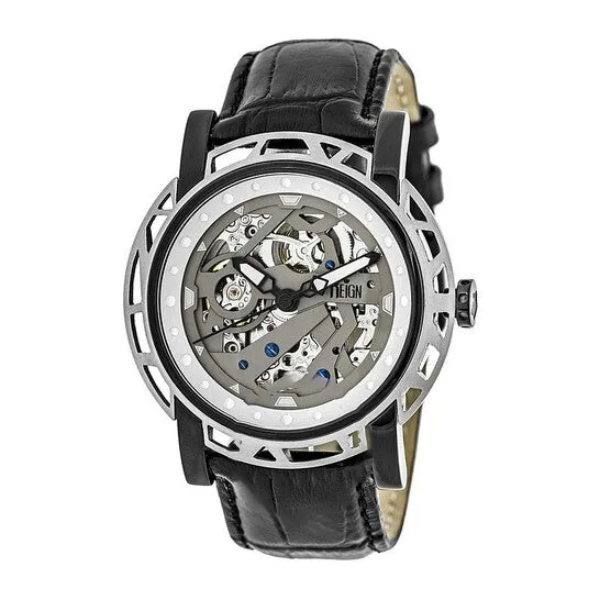 JMS always Rings Original Reign Stavros Black Skeleton Two Tone Mens Watch RN3704 JMS always Rings Original Reign Stavros Black Skeleton Two Tone Mens Watch RN3704