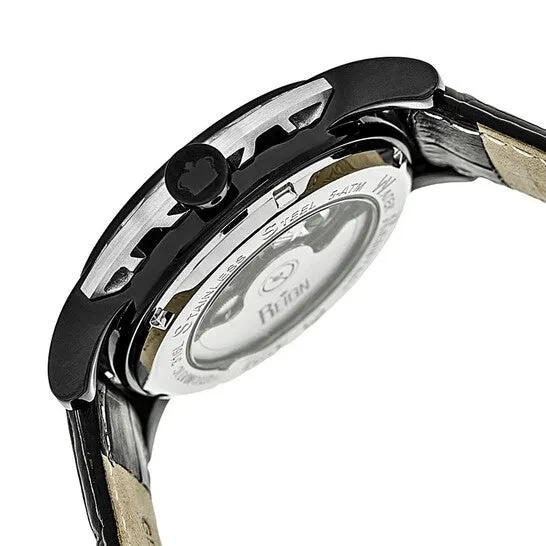JMS always Rings Original Reign Stavros Black Skeleton Two Tone Mens Watch RN3704 JMS always Rings Original Reign Stavros Black Skeleton Two Tone Mens Watch RN3704