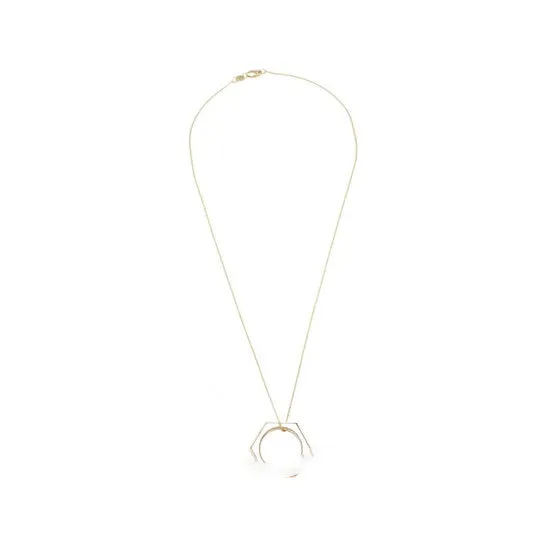 JMS always Rings Original Tresorra 18K Yellow Gold Hexagon White Onyx RingNecklaceRing Size 575Length 16 inches JMS always Rings Original Tresorra 18K Yellow Gold Hexagon White Onyx RingNecklaceRing Size 575Length 16 inches