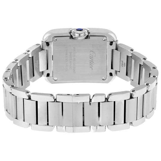 JMS always Watches Original Cartier Tank Anglaise Silver Dial Ladies Watch W4TA0003 JMS always Watches Original Cartier Tank Anglaise Silver Dial Ladies Watch W4TA0003