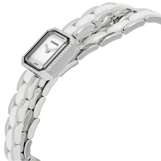 JMS always Watches Original Chanel Premiere White Dial Ceramic and Steel Diamond Ladies Watch H3059