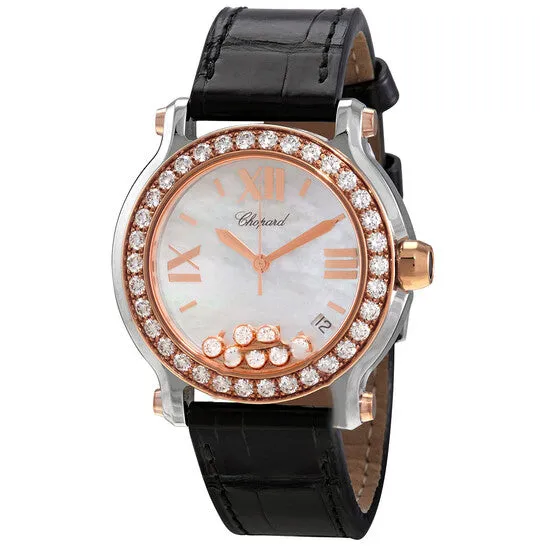JMS always Watches Original Chopard Happy Sport Quartz Diamond Mother of Pearl Dial Ladies Watch 2784756003 JMS always Watches Original Chopard Happy Sport Quartz Diamond Mother of Pearl Dial Ladies Watch 2784756003