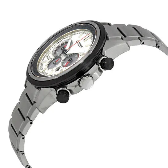 JMS always Watches Original Citizen Silver Dial EcoDrive Super Titanium Chronograph Watch CA424155A JMS always Watches Original Citizen Silver Dial EcoDrive Super Titanium Chronograph Watch CA424155A