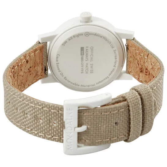 JMS always Watches Original Mondaine Essence Quartz White Dial Ladies Watch MS132110LS JMS always Watches Original Mondaine Essence Quartz White Dial Ladies Watch MS132110LS