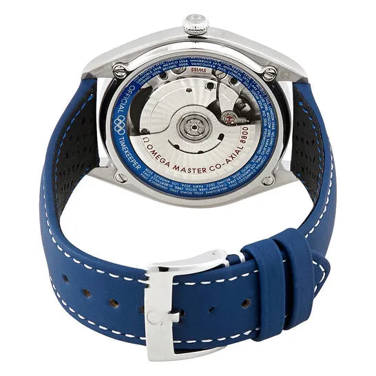 JMS always Watches Original Omega Seamaster Olympic Timekeeper Automatic Blue Leather Mens Limited Edition Watch 52232402001001 JMS always Watches Original Omega Seamaster Olympic Timekeeper Automatic Blue Leather Mens Limited Edition Watch 52232402001001
