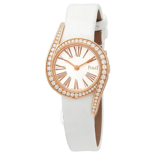 JMS always Watches Original Piaget Limelight Gala Silver Dial Ladies White Satin Watch G0A42151 JMS always Watches Original Piaget Limelight Gala Silver Dial Ladies White Satin Watch G0A42151