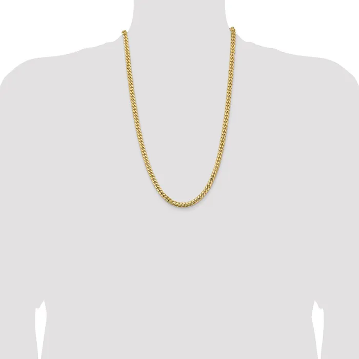 MDS 14K 26 inch 55mm Solid Miami Cuban Link with Lobster Clasp Chain Necklace Necklaces MDS 14K 26 inch 55mm Solid Miami Cuban Link with Lobster Clasp Chain Necklace Necklaces