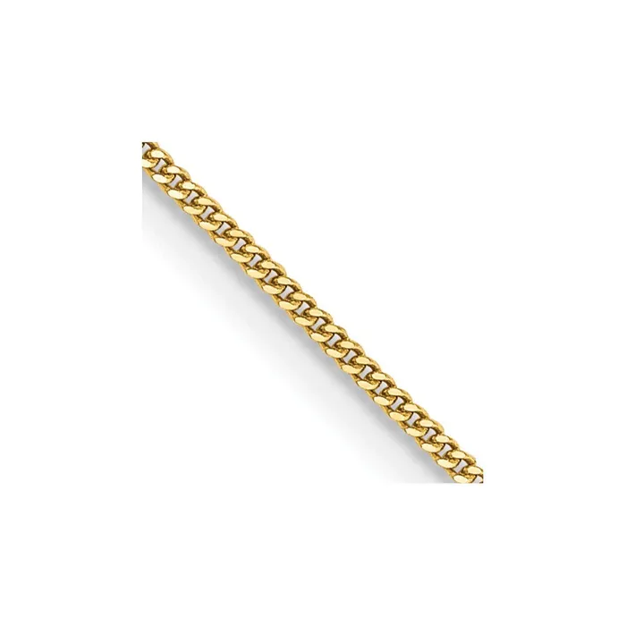 Necklaces MDS 14K Yellow Gold 13 inch 9mm Curb with Spring Ring Clasp Pendant Children Necklace Chain Pendant Children Necklace Chain Necklaces MDS 14K Yellow Gold 13 inch 9mm Curb with Spring Ring Clasp Pendant Children Necklace Chain Pendant Children Necklace Chain
