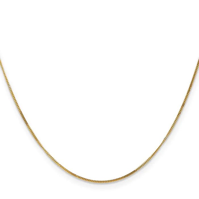 Necklaces MDS 14K Yellow Gold 13 inch 9mm Curb with Spring Ring Clasp Pendant Children Necklace Chain Pendant Children Necklace Chain Necklaces MDS 14K Yellow Gold 13 inch 9mm Curb with Spring Ring Clasp Pendant Children Necklace Chain Pendant Children Necklace Chain