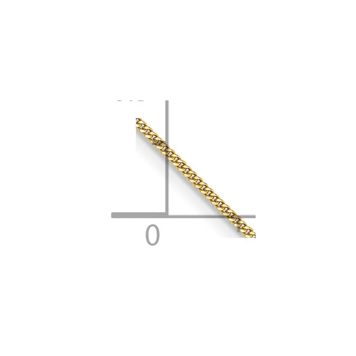 Necklaces MDS 14K Yellow Gold 13 inch 9mm Curb with Spring Ring Clasp Pendant Children Necklace Chain Pendant Children Necklace Chain Necklaces MDS 14K Yellow Gold 13 inch 9mm Curb with Spring Ring Clasp Pendant Children Necklace Chain Pendant Children Necklace Chain