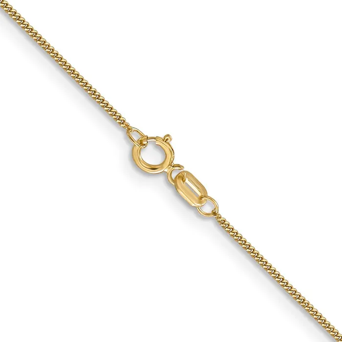 Necklaces MDS 14K Yellow Gold 13 inch 9mm Curb with Spring Ring Clasp Pendant Children Necklace Chain Pendant Children Necklace Chain Necklaces MDS 14K Yellow Gold 13 inch 9mm Curb with Spring Ring Clasp Pendant Children Necklace Chain Pendant Children Necklace Chain