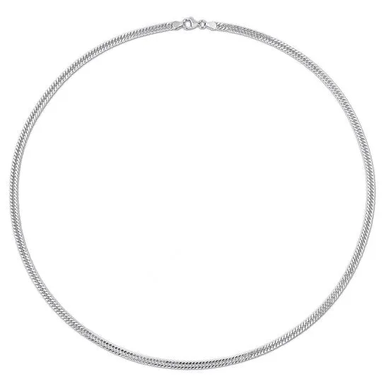 Original AMOUR Double Curb Link Chain Necklace In Sterling Silver 24 In JMS always Necklaces Original AMOUR Double Curb Link Chain Necklace In Sterling Silver 24 In JMS always Necklaces