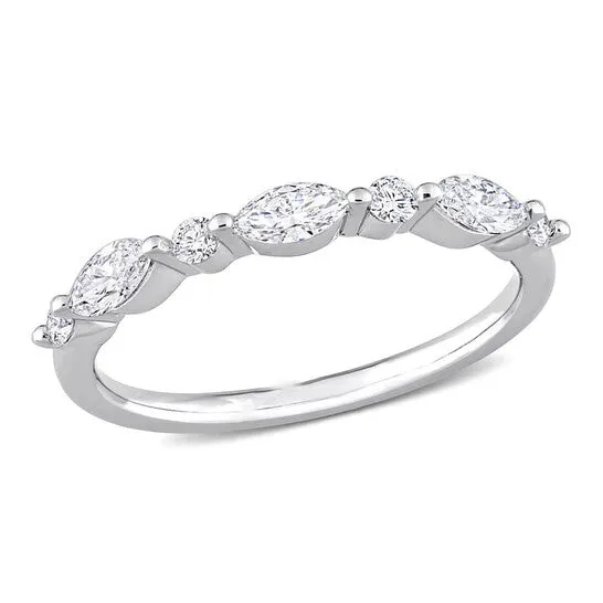 Original Created Forever 35 CT TGW Lab Created Diamond SemiEternity Ring in Platinum Plated Sterling Silver JMS always Rings Original Created Forever 35 CT TGW Lab Created Diamond SemiEternity Ring in Platinum Plated Sterling Silver JMS always Rings