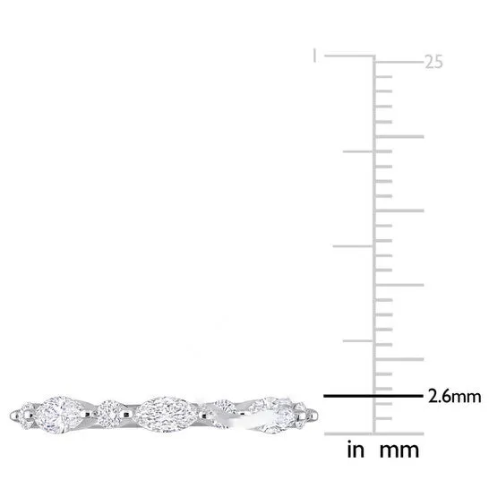 Original Created Forever 35 CT TGW Lab Created Diamond SemiEternity Ring in Platinum Plated Sterling Silver JMS always Rings Original Created Forever 35 CT TGW Lab Created Diamond SemiEternity Ring in Platinum Plated Sterling Silver JMS always Rings