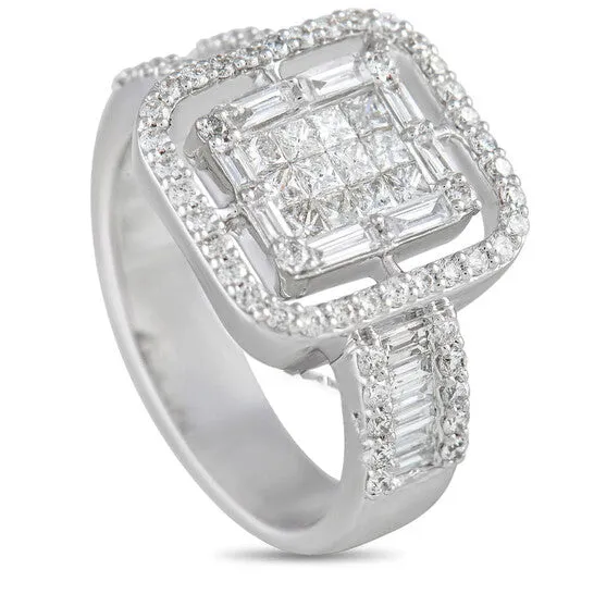 Original LB Exclusive 14K White Gold 128 ct Diamond Ring JMS always Rings Original LB Exclusive 14K White Gold 128 ct Diamond Ring JMS always Rings