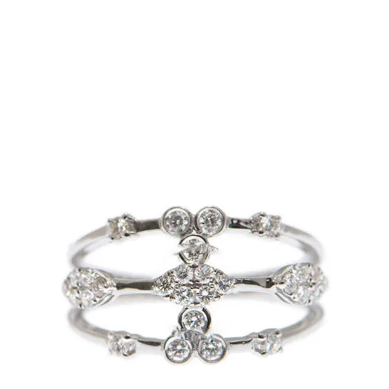 Original New J Collection Ring 28 Rddi 048 Ct18kw 355 Gm 18kt White Gold Silver JMS always Rings Original New J Collection Ring 28 Rddi 048 Ct18kw 355 Gm 18kt White Gold Silver JMS always Rings