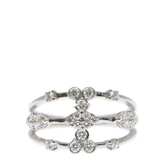 Original New J Collection Ring 28 Rddi 048 Ct18kw 355 Gm 18kt White Gold Silver JMS always Rings Original New J Collection Ring 28 Rddi 048 Ct18kw 355 Gm 18kt White Gold Silver JMS always Rings