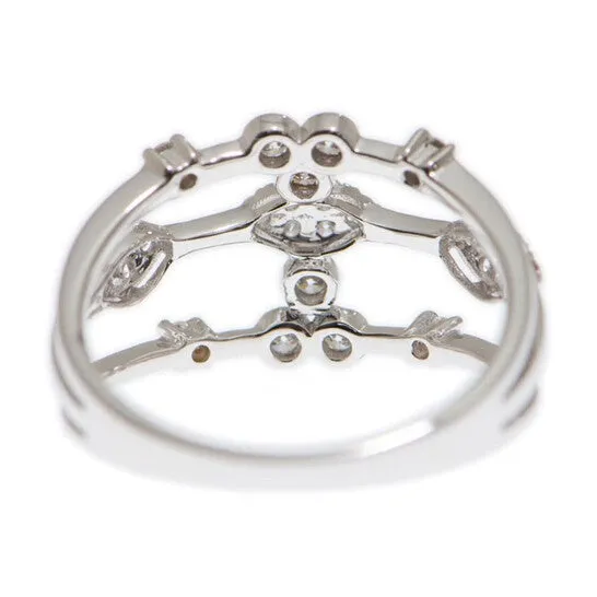 Original New J Collection Ring 28 Rddi 048 Ct18kw 355 Gm 18kt White Gold Silver JMS always Rings Original New J Collection Ring 28 Rddi 048 Ct18kw 355 Gm 18kt White Gold Silver JMS always Rings