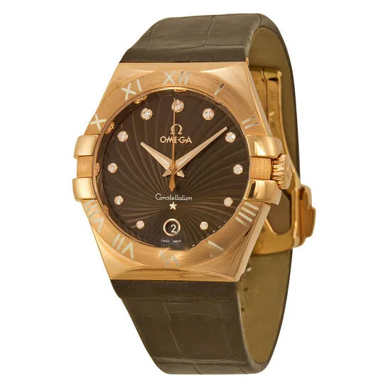 Original Omega Constellation 18kt Rose Gold Brown Dial Ladies Watch 12353356063001 JMS always Watches Original Omega Constellation 18kt Rose Gold Brown Dial Ladies Watch 12353356063001 JMS always Watches