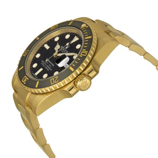 Original Rolex Submariner Black Dial 18K Yellow Gold Oyster Bracelet Automatic Mens Watch 116618BKSO JMS always Bracelets Original Rolex Submariner Black Dial 18K Yellow Gold Oyster Bracelet Automatic Mens Watch 116618BKSO JMS always Bracelets