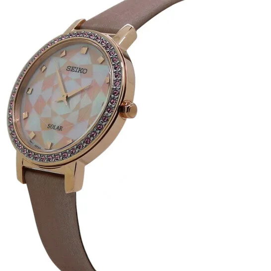 Original Seiko Crystal Mother of Pearl Dial Ladies Watch SUP456P1 JMS always Watches Original Seiko Crystal Mother of Pearl Dial Ladies Watch SUP456P1 JMS always Watches