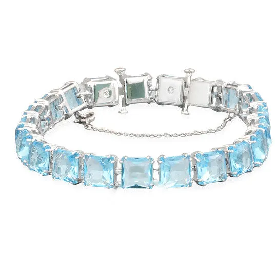 Original Swarovski Ladies Millenia Rhodium Plated Square Cut Bracelet JMS always Bracelets Original Swarovski Ladies Millenia Rhodium Plated Square Cut Bracelet JMS always Bracelets