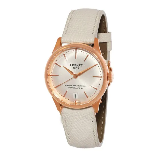 Original Tissot Chemin Des Tourelles Automatic Silver Dial Ladies Watch T1392073603100 JMS always Watches Original Tissot Chemin Des Tourelles Automatic Silver Dial Ladies Watch T1392073603100 JMS always Watches