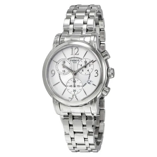 Original Tissot Dressport Chronograph Silver Dial Ladies Sports Watch JMS always Watches Original Tissot Dressport Chronograph Silver Dial Ladies Sports Watch JMS always Watches