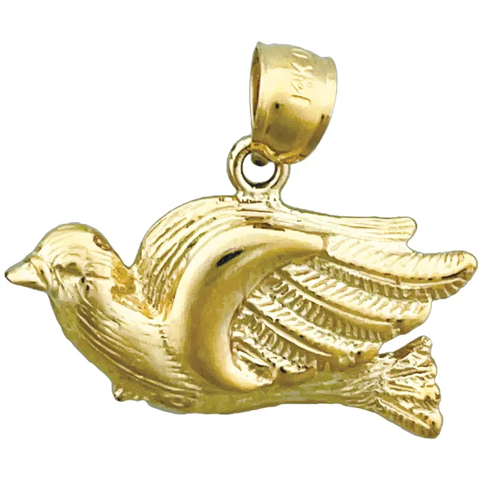 PreStyled Sets 14K Gold Pigeon Pendant Goldia