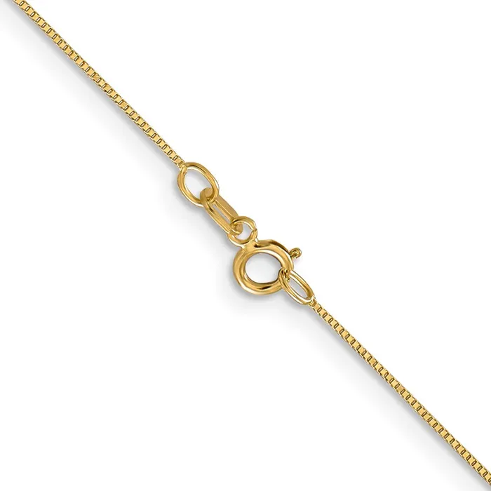 QGold Necklaces 14K Yellow Gold 20 inch Carded 5mm Box Link with Spring Ring Clasp Chain Necklace QGold Necklaces 14K Yellow Gold 20 inch Carded 5mm Box Link with Spring Ring Clasp Chain Necklace