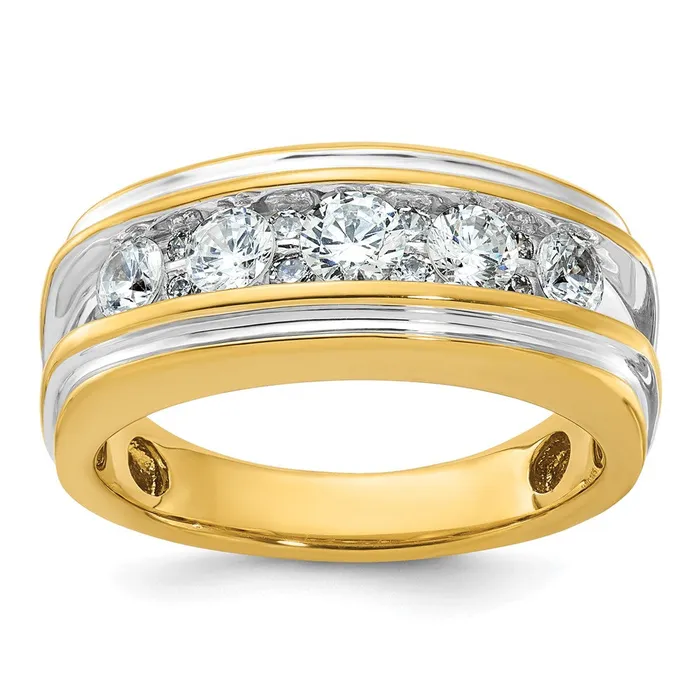 Rings 14k Yellow u0026 Rhodium Gold with White Rhodium Mens Diamond Ring Mounting Goldia Rings 14k Yellow u0026 Rhodium Gold with White Rhodium Mens Diamond Ring Mounting Goldia