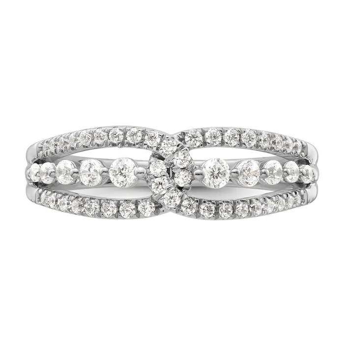 Rings Goldia 14k White Gold 12 Ct Lab Grown Diamond VSSI G Fashion Ring