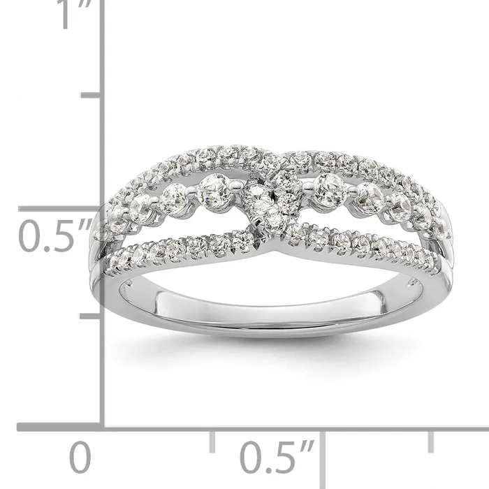 Rings Goldia 14k White Gold 12 Ct Lab Grown Diamond VSSI G Fashion Ring