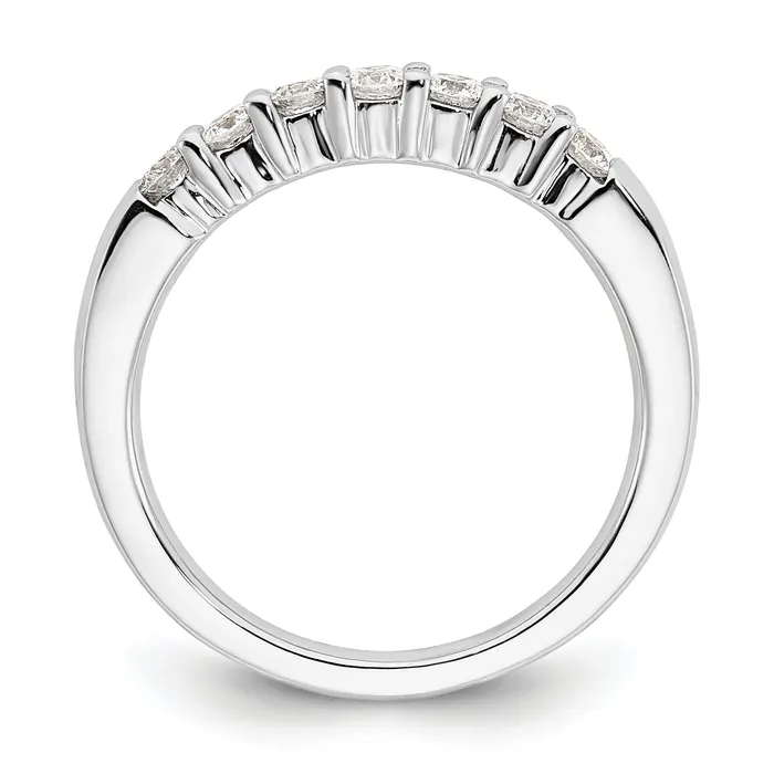 Rings Goldia 14k White Gold 12 Ct Lab Grown Diamond VSSI G Seven Stone Fashion Band Ring