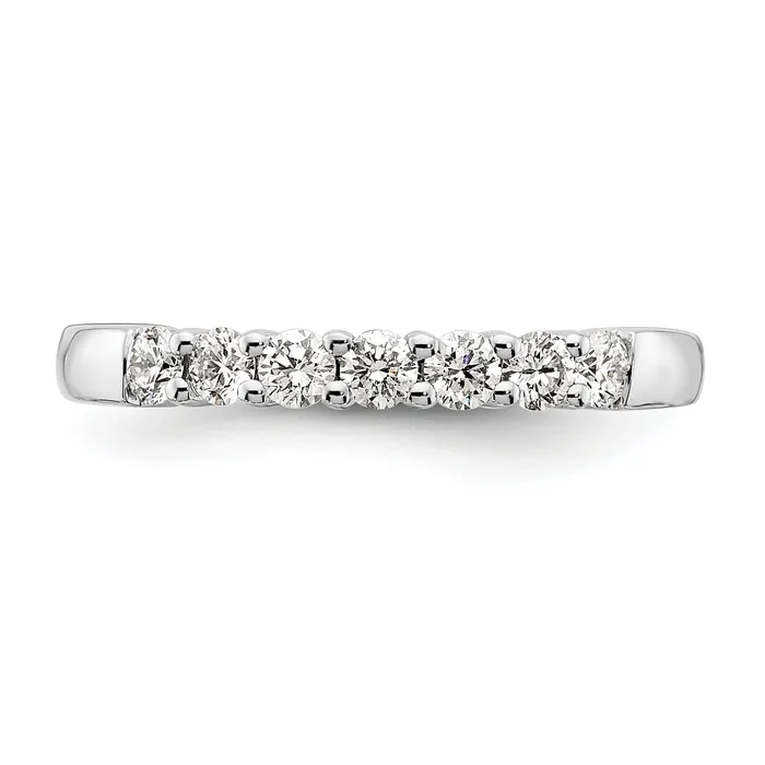 Rings Goldia 14k White Gold 12 Ct Lab Grown Diamond VSSI G Seven Stone Fashion Band Ring