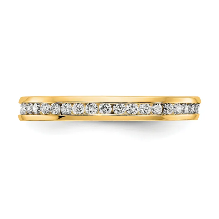Rings Goldia 14k Yellow Gold 12 Ct Lab Grown Diamond VSSI G Channel Set Eternity Band Ring
