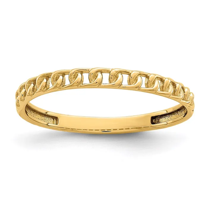 Rings Goldia 14K Yellow Gold Link Design Ring