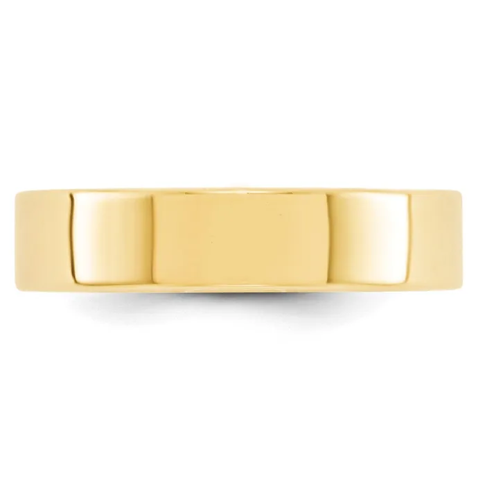 Rings Goldia Solid 10K Yellow Gold 5mm Light Weight Flat MensWomens Wedding Band Ring Size 13 Rings Goldia Solid 10K Yellow Gold 5mm Light Weight Flat MensWomens Wedding Band Ring Size 13