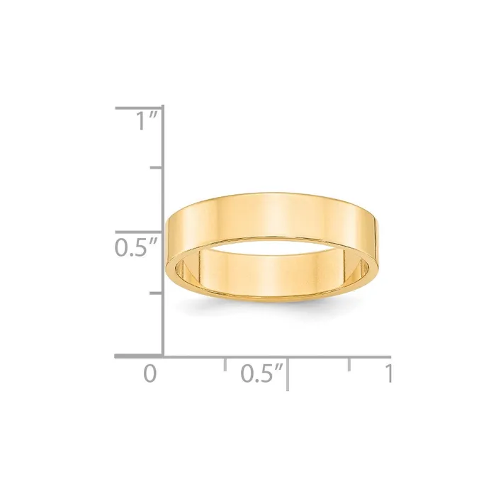 Rings Goldia Solid 10K Yellow Gold 5mm Light Weight Flat MensWomens Wedding Band Ring Size 13 Rings Goldia Solid 10K Yellow Gold 5mm Light Weight Flat MensWomens Wedding Band Ring Size 13