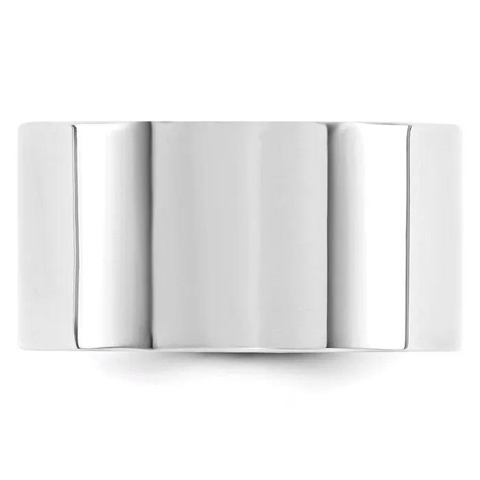 Rings Goldia Solid 14K White Gold 12mm Standard Flat Comfort Fit MensWomens Wedding Band Ring Size 115 Rings Goldia Solid 14K White Gold 12mm Standard Flat Comfort Fit MensWomens Wedding Band Ring Size 115