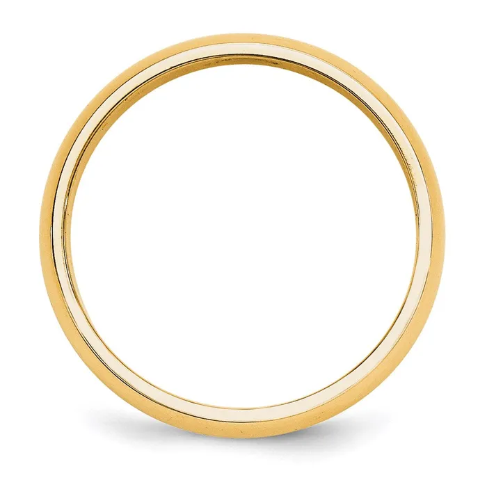 Rings Goldia Solid 14K Yellow Gold 5mm Half Round MensWomens Wedding Band Ring Size 125 Rings Goldia Solid 14K Yellow Gold 5mm Half Round MensWomens Wedding Band Ring Size 125