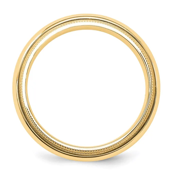Rings Goldia Solid 14K Yellow Gold 5mm Milgrain Comfort Wedding MensWomens Wedding Band Ring Size 9 Rings Goldia Solid 14K Yellow Gold 5mm Milgrain Comfort Wedding MensWomens Wedding Band Ring Size 9
