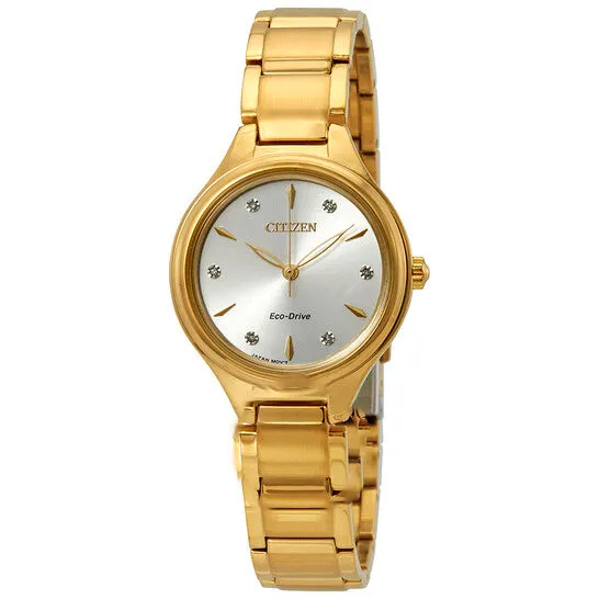 Rings JMS always Original Citizen Corso Silver Dial Goldtone Ladies Watch FE210255A Rings JMS always Original Citizen Corso Silver Dial Goldtone Ladies Watch FE210255A
