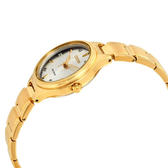 Rings JMS always Original Citizen Corso Silver Dial Goldtone Ladies Watch FE210255A Rings JMS always Original Citizen Corso Silver Dial Goldtone Ladies Watch FE210255A