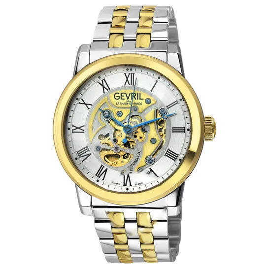 Rings JMS always Original Gevril Vanderbilt Silvertone Dial Mens Watch 22696B Rings JMS always Original Gevril Vanderbilt Silvertone Dial Mens Watch 22696B
