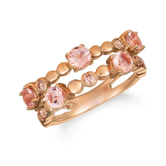 Rings JMS always Original Le Vian Creme Brulee Ring Peach Morganite Nude Diamonds set in 14K Strawberry Gold Ring Size 7 R5892MORC2 Rings JMS always Original Le Vian Creme Brulee Ring Peach Morganite Nude Diamonds set in 14K Strawberry Gold Ring Size 7 R5892MORC2